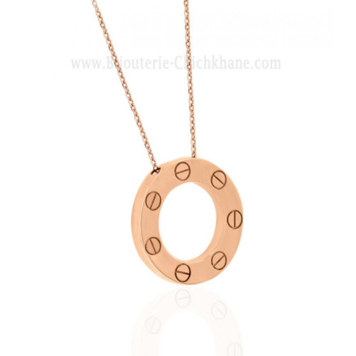 Collier femme en Or Rose 18 Carats Ref 57794 | Chichkhane