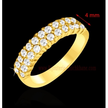 Alliance femme en Or Jaune 18 Carats Ref 57752 | Chichkhane