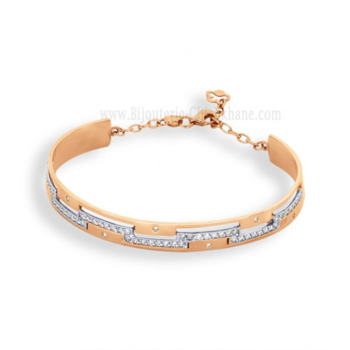 Bracelet femme en Or Bicolore  18 Carats Ref 57777 | Chichkhane