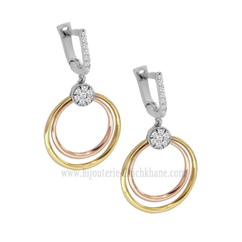 Boucles D'oreilles Diamants 57743