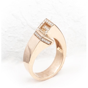 Bague femme en Or Rose 18 Carats Ref 67794 | Chichkhane