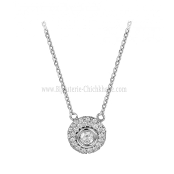 Collier femme en Or Blanc 18 Carats Ref 57671 | Chichkhane