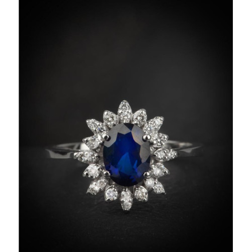 Bague femme en Or Blanc 18 Carats Ref 67781 | Chichkhane