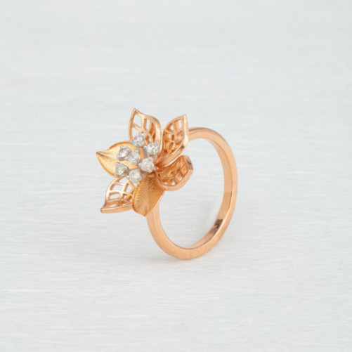 Bague femme en Or Bicolore  18 Carats Ref 57610 | Chichkhane