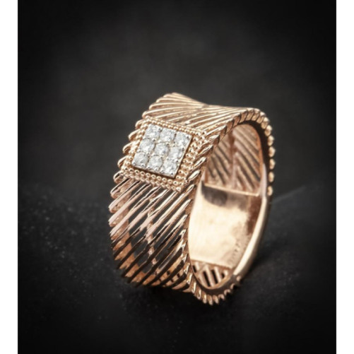 Bague femme en Or Bicolore  18 Carats Ref 67776 | Chichkhane