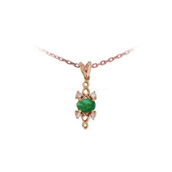 Pendentif femme en Or Rose 18 Carats Ref 57533 | Chichkhane