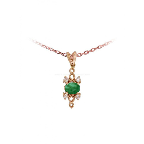 Pendentif femme en Or Rose 18 Carats Ref 57533 | Chichkhane