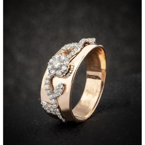 Bague femme en Or Rose 18 Carats Ref 67724 | Chichkhane