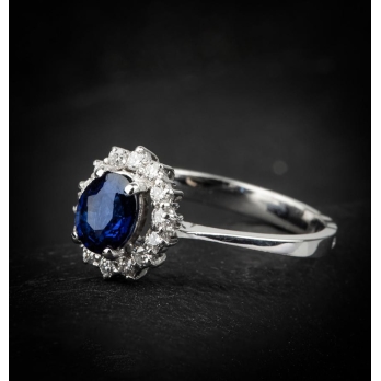 Bague femme en Or Blanc 18 Carats Ref 67700 | Chichkhane
