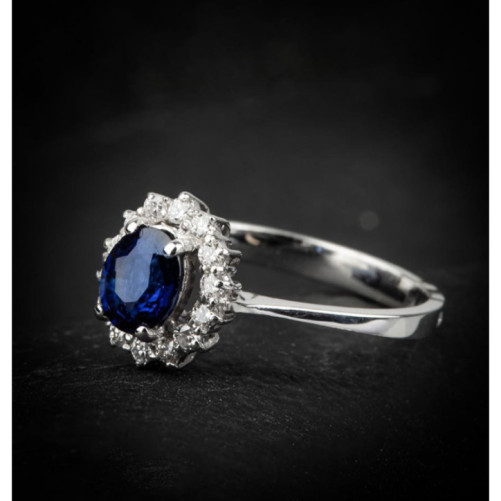Bague femme en Or Blanc 18 Carats Ref 67700 | Chichkhane