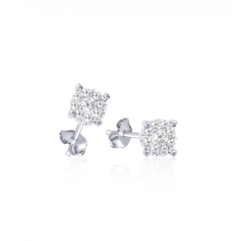 Ensemble femme en Or Blanc 18 Carats Ref MO2244B | Chichkhane