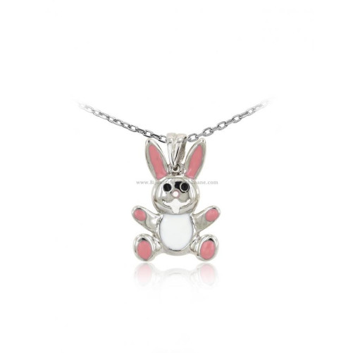 Pendentif femme en Or Blanc 18 Carats Ref 56557 | Chichkhane