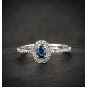 Bague femme en Or Blanc 18 Carats Ref 67690 | Chichkhane