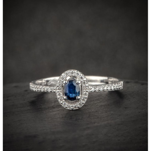 Bague femme en Or Blanc 18 Carats Ref 67690 | Chichkhane