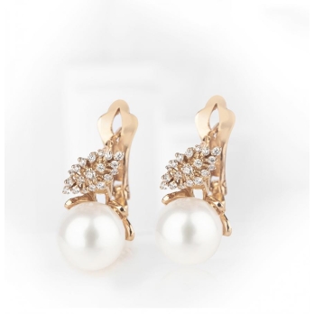 Boucles d'oreilles femme en Or Rose 18 Carats Ref 67623 | Chichkhane