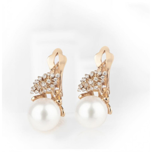 Boucles d'oreilles femme en Or Rose 18 Carats Ref 67623 | Chichkhane