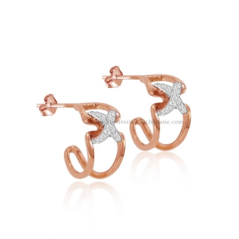 Boucles D'oreilles Diamants 56147