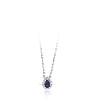 Collier femme en Or Blanc 18 Carats Ref 58733 | Chichkhane