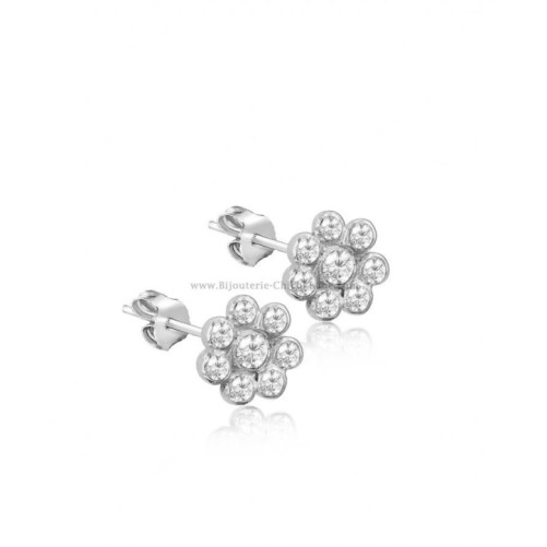 Boucles D'oreilles Diamants Blanc ''Chichkhane'' 56339
