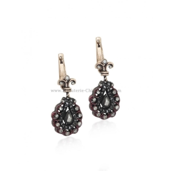 Boucles D'oreilles Diamants Blanc ''Chichkhane'' 56002