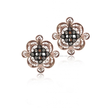 Boucles D'oreilles Diamants Blanc ''Chichkhane'' 36271
