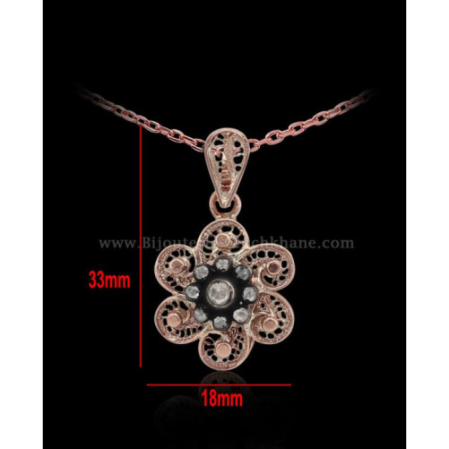 Pendentif Diamants Blanc ''Chichkhane'' 34120