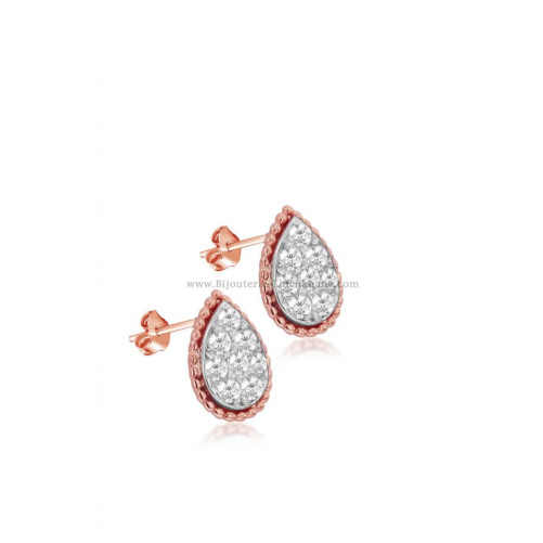 Boucles D'oreilles Diamants 55468