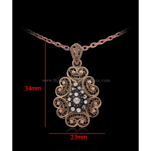 Pendentif Diamants Blanc ''Chichkhane'' 34126