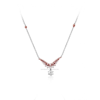 Collier femme en Or Bicolore  18 Carats Ref 55165 | Chichkhane