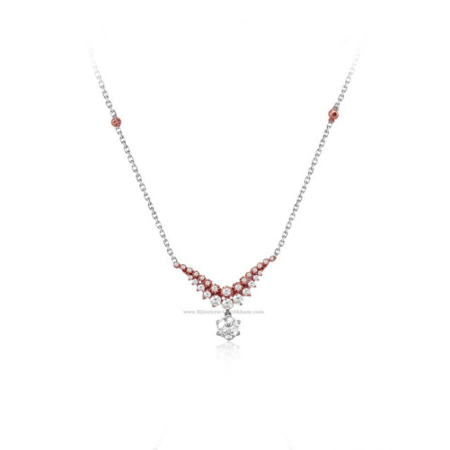 Collier femme en Or Bicolore  18 Carats Ref 55165 | Chichkhane