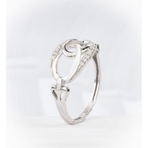 Bague femme en Or Blanc 18 Carats Ref 67530 | Chichkhane