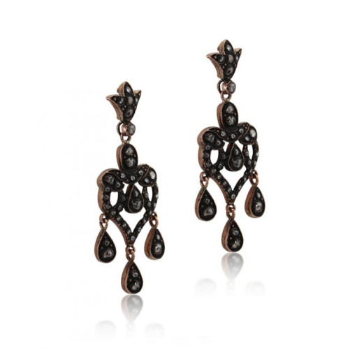 Boucles D'oreilles Diamants Rose ''Chichkhane'' 54899