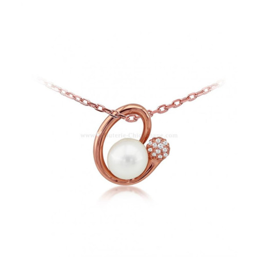 Collier femme en Or Rose 18 Carats Ref 58554 | Chichkhane