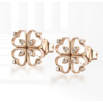 Boucles d'oreilles femme en Or Rose 18 Carats Ref 67420 | Chichkhane