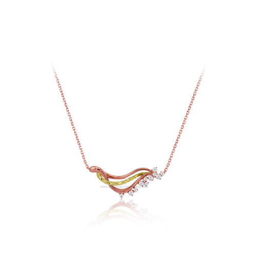 Collier femme en Or Bicolore  18 Carats Ref 54844 | Chichkhane