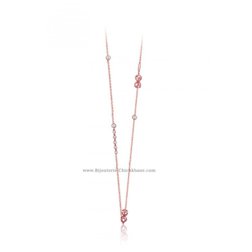 Collier femme en Or Rose 18 Carats Ref 54827 | Chichkhane