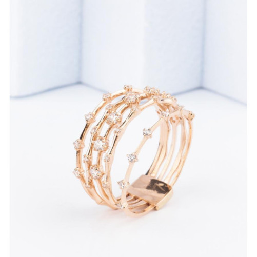 Bague femme en Or Rose 18 Carats Ref 66757 | Chichkhane