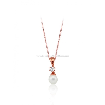 Collier femme en Or Rose 18 Carats Ref 54687 | Chichkhane