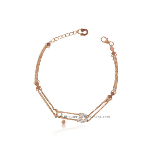 Gourmette femme en Or Jaune 18 Carats Ref 54650 | Chichkhane