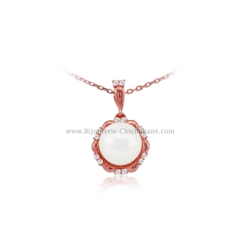 Pendentif femme en Or Rose 18 Carats Ref 54620 | Chichkhane
