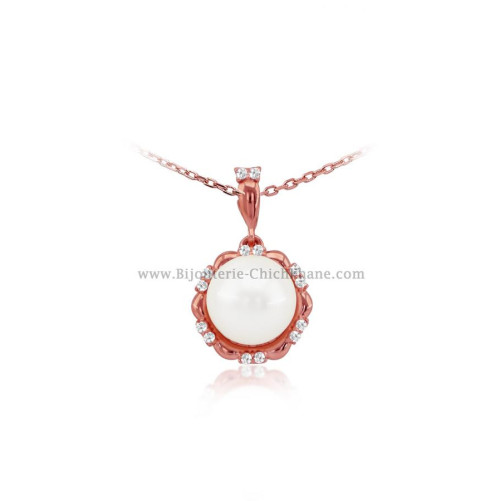 Pendentif femme en Or Rose 18 Carats Ref 54620 | Chichkhane