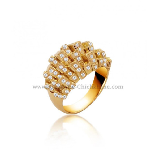 Bague femme en Or Jaune 18 Carats Ref 54647 | Chichkhane