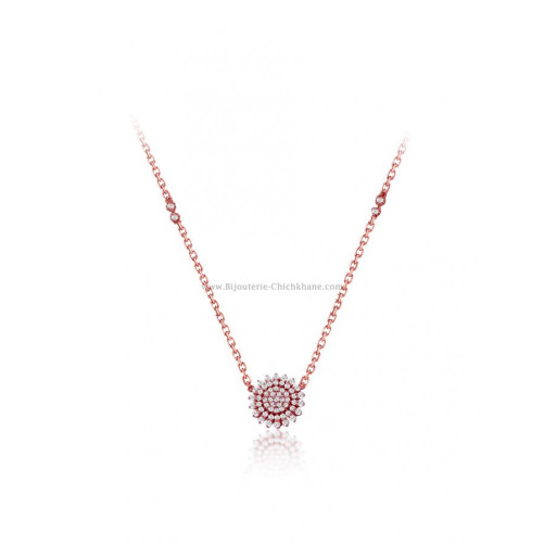 Collier femme en Or Rose 18 Carats Ref 54571 | Chichkhane