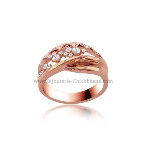 Bague femme en Or Rose 18 Carats Ref 54564 | Chichkhane