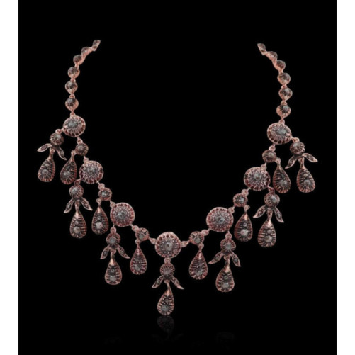 Collier Diamants Rose ''Chichkhane'' 54306