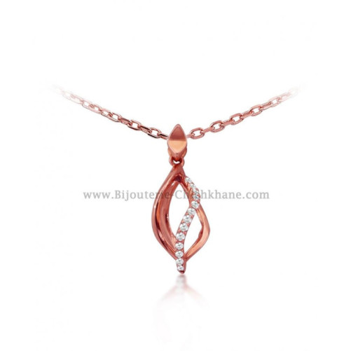 Pendentif femme en Or Rose 18 Carats Ref 54297 | Chichkhane