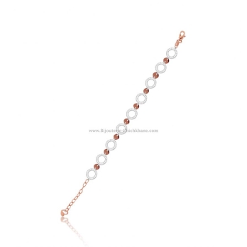 Gourmette femme en Or Bicolore  18 Carats Ref 57879 | Chichkhane