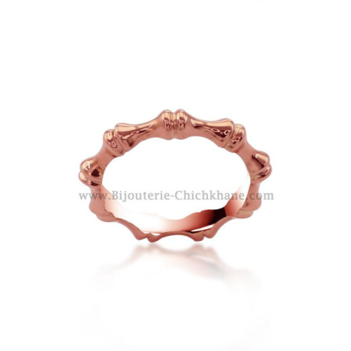 Bague femme en Or Rose 18 Carats Ref 54137 | Chichkhane