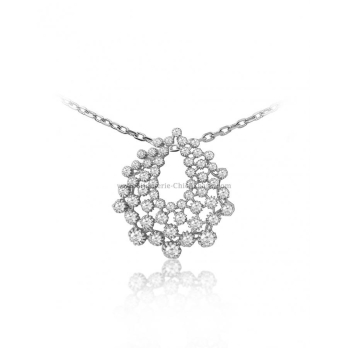 Pendentif femme en Or Blanc 18 Carats Ref 54020 | Chichkhane