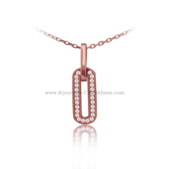 Pendentif femme en Or Rose 18 Carats Ref 54018 | Chichkhane
